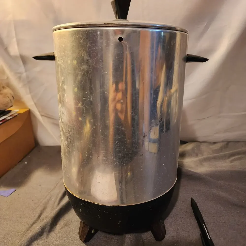 Mirro-matic Coffee Electric Percolator 30 Cup- M-0130 Tested&Works